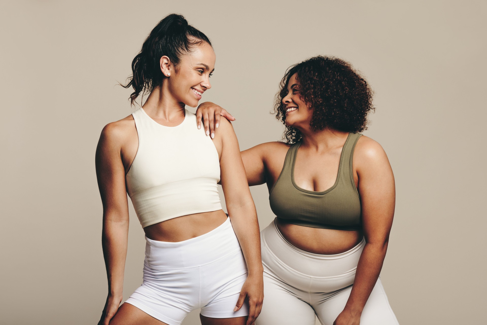 Together in fitness: Two young athletes embracing a healthy lifestyle